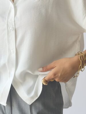 شومیز سفید گلدوزی